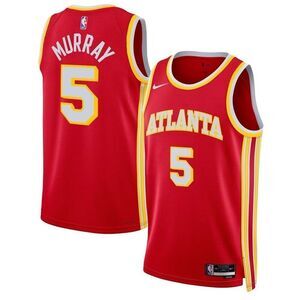 Nike NWT Dejounte Murray Atlanta Hawks Unisex Swingman Jersey Icon Edition Red X